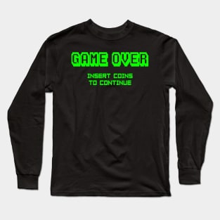 GAMING - GAME OVER Long Sleeve T-Shirt